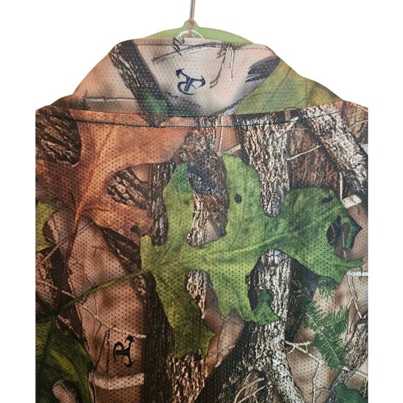 RedHead Grid Lite Quarter Zip 2XL Long-Sleeve Green Camouflage Mens wicking cool - Picture 7 of 10